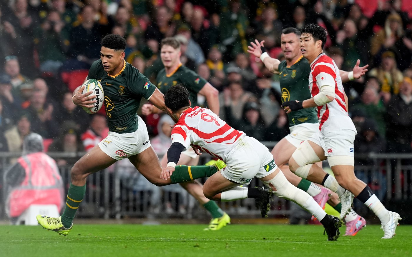 Feinberg-Mngomezulu's solo tries shine as nine-try Springboks rout Japan | iNFOnews.ca Feinberg-Mngomezulu's solo tries shine as nine-try Springboks rout Japan | iNFOnews.ca