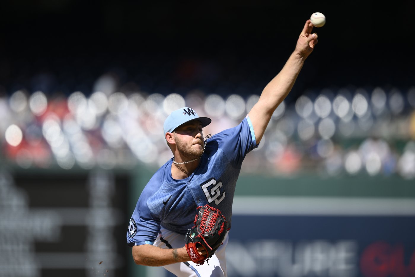 DeGrom tosses 7 shutout innings to help Rangers snap a 4-game skid with a 5-0 win over Nationals | iNFOnews.ca