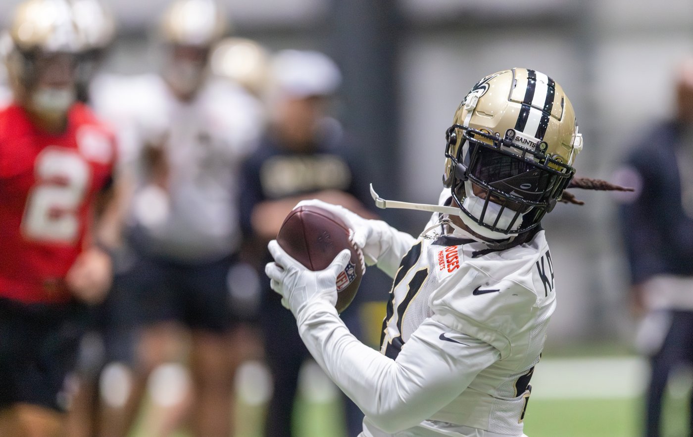 Alvin Kamara makes surprise appearance at Saints workout as his future with club remains uncertain | iNFOnews.ca
