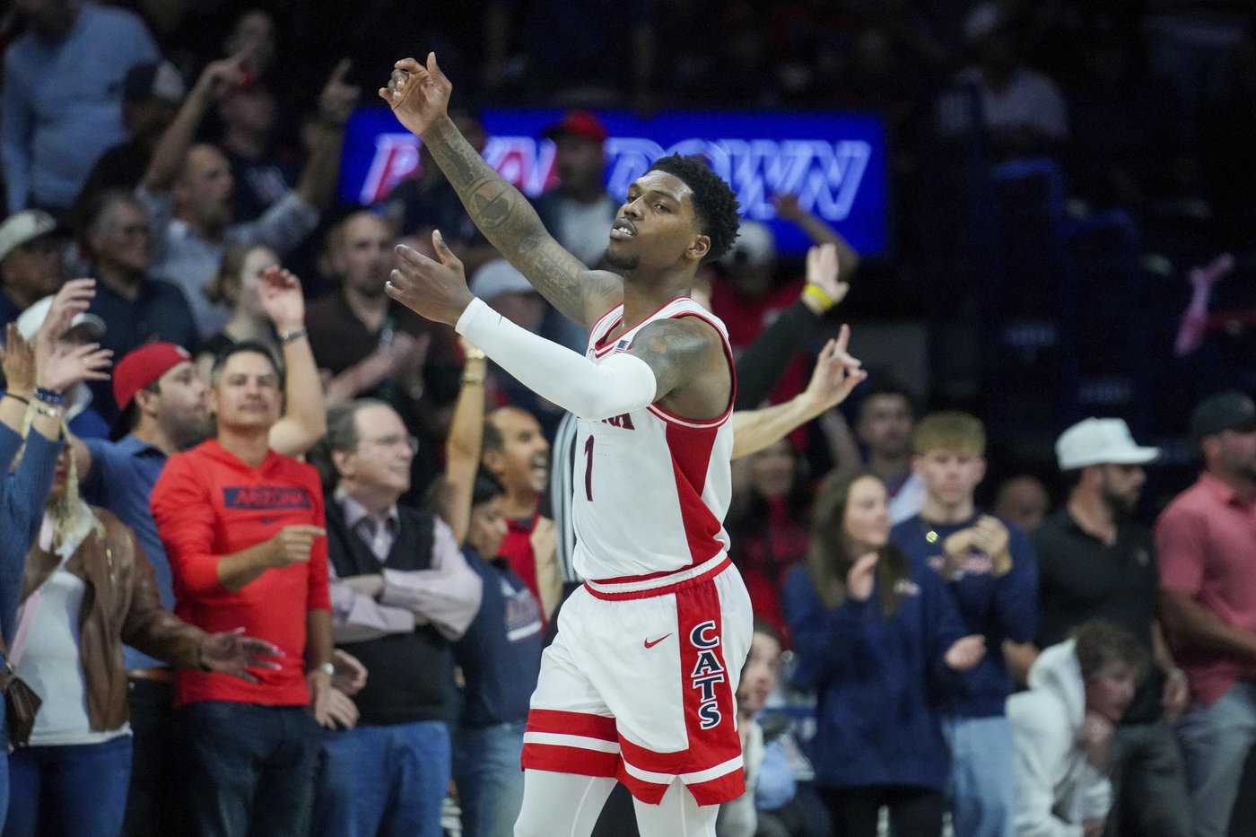 No. 20 Arizona avenge its only Big 12 loss with an 82-73 victory over No. 13 Texas Tech | iNFOnews.ca