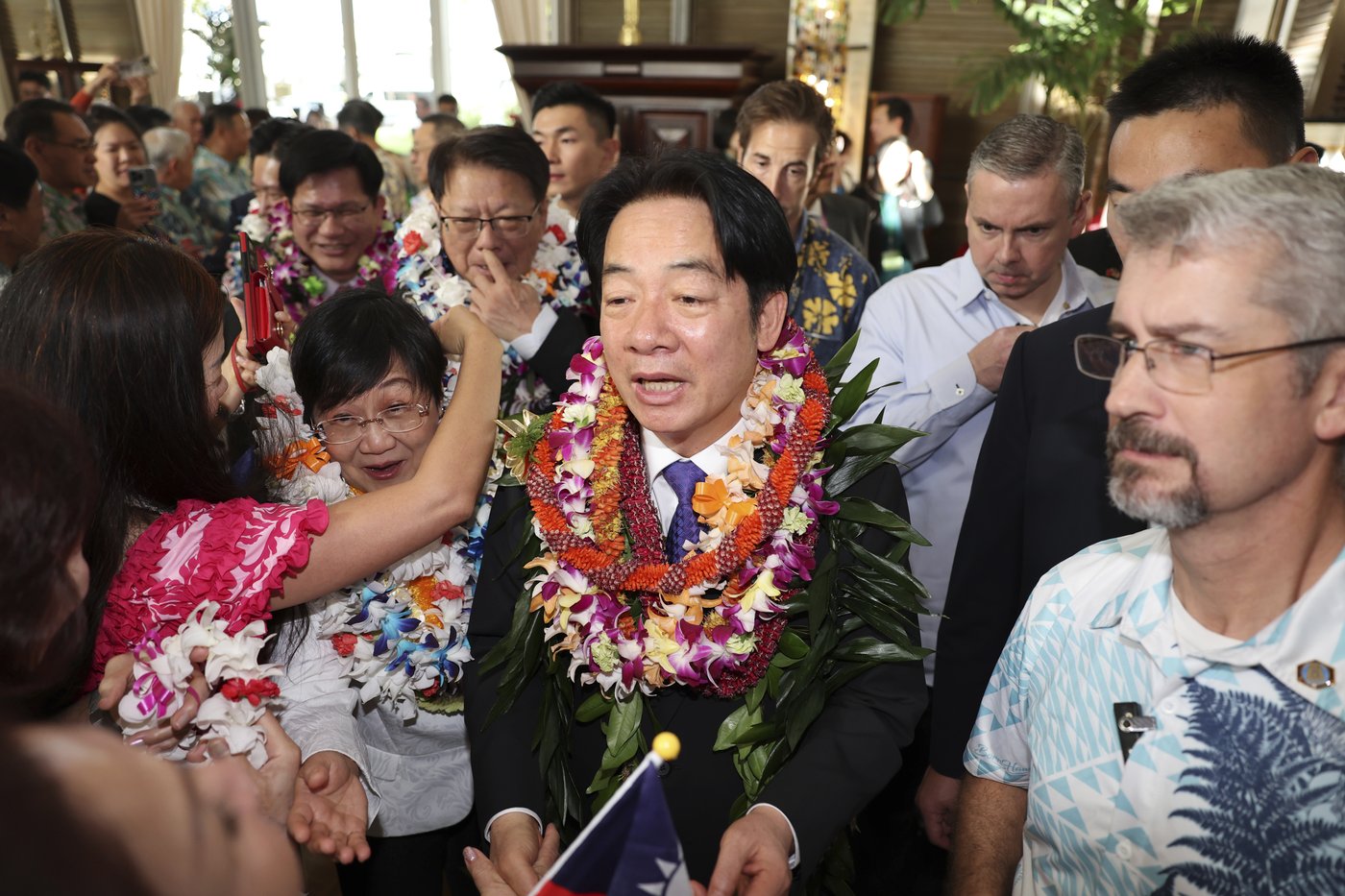 Taiwan's president arrives in Hawaii for a 2-day stop in the US as part of South Pacific visit | iNFOnews.ca