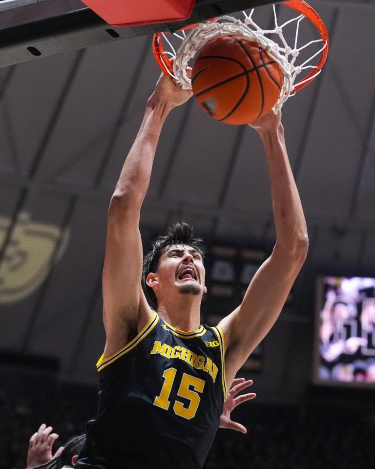 Elliot Cadeau scores 17 and No. 1 Michigan uses strong interior game to beat up No. 7 Purdue 91-80 | iNFOnews.ca