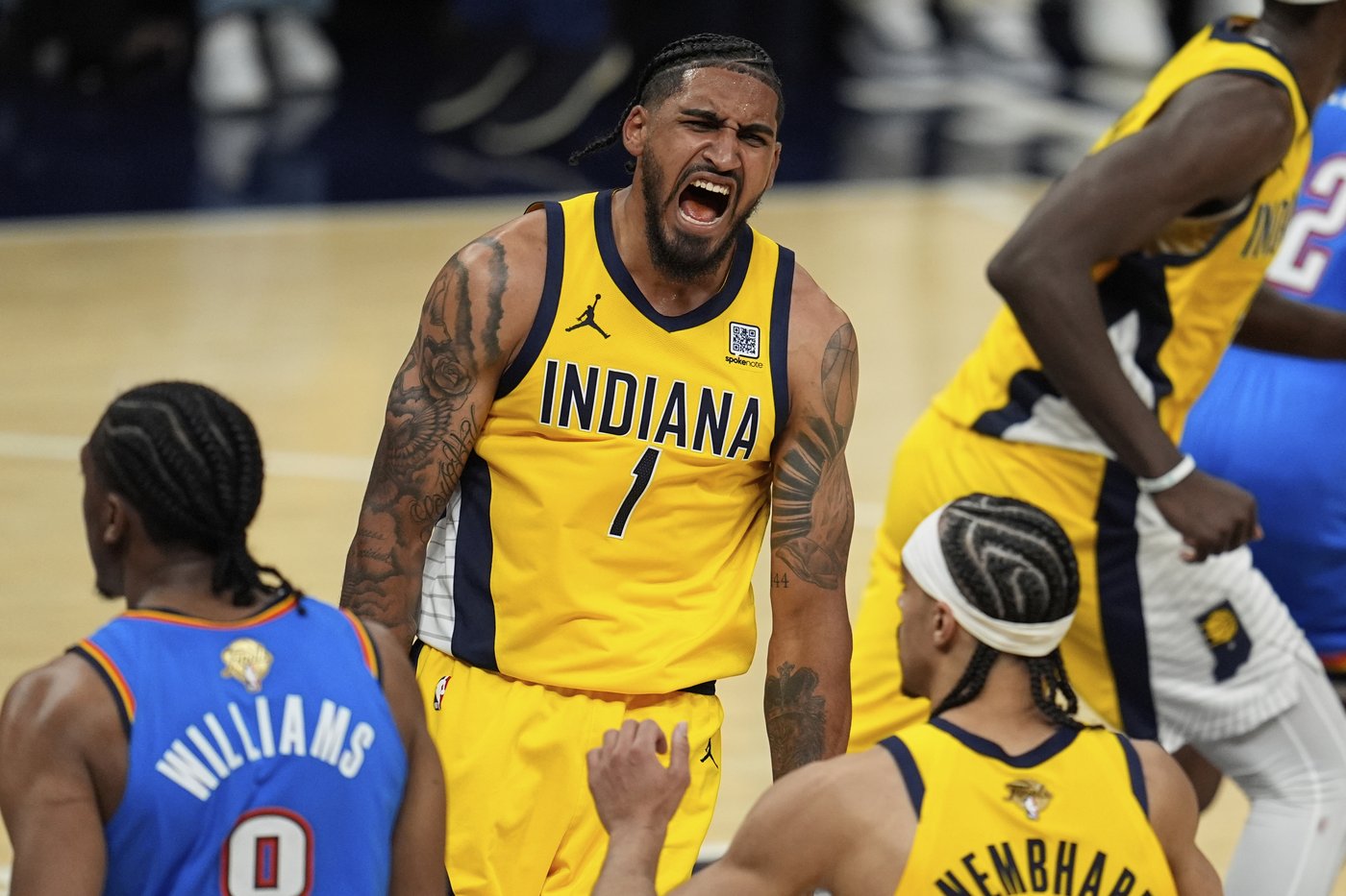Game 4: Gilgeous-Alexander goes wild in the 4th, Thunder rally to top Pacers 111-104 and tie Finals | iNFOnews.ca