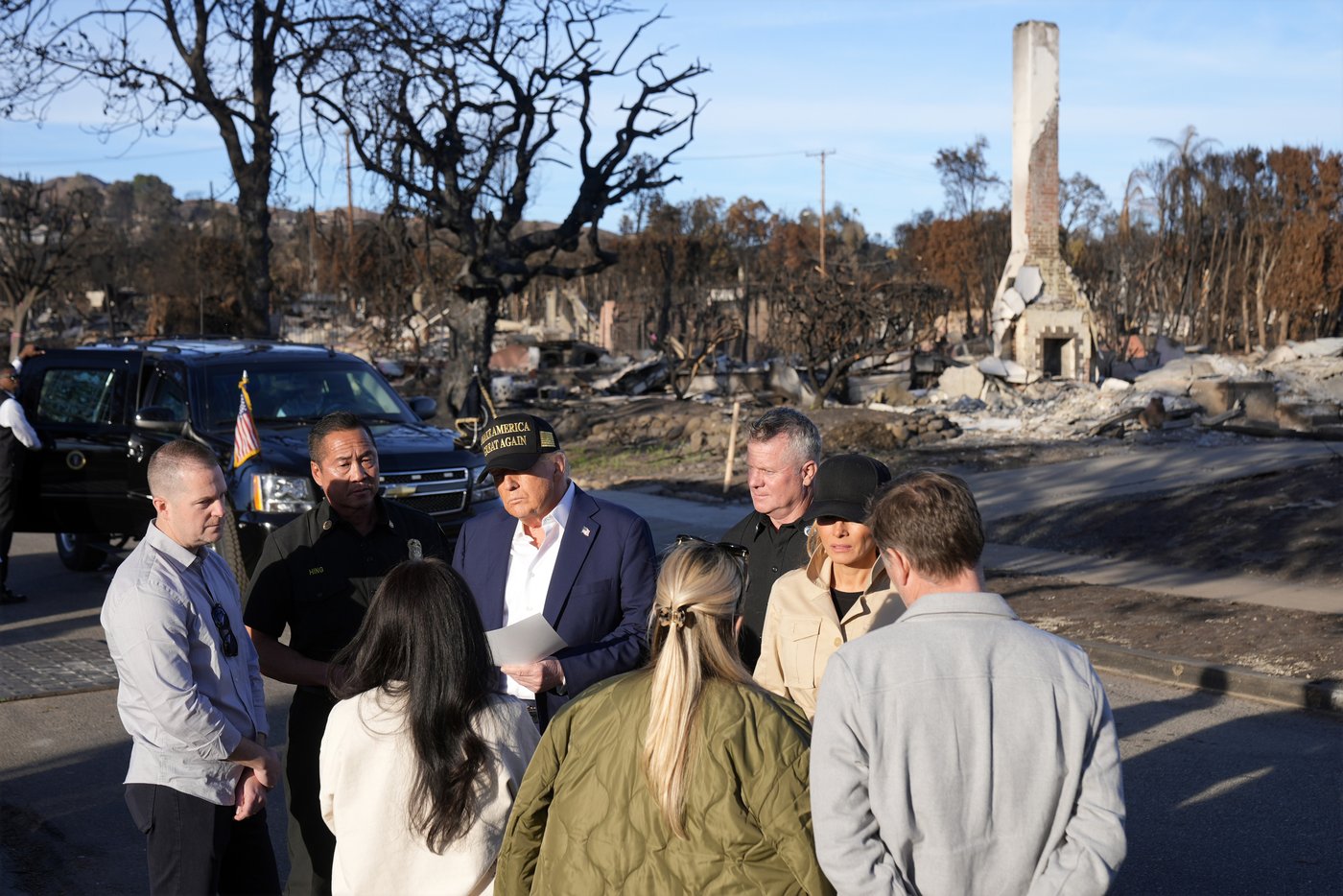 Trump proposes 'getting rid of FEMA' while touring disaster areas | iNFOnews.ca