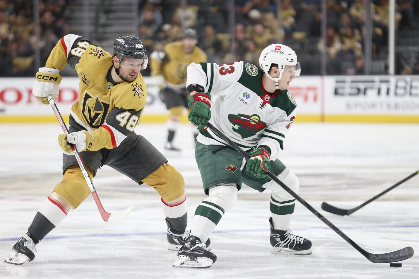 Howden scores twice and Golden Knights beat Wild 4-2 in Game 1 | iNFOnews.ca Howden scores twice and Golden Knights beat Wild 4-2 in Game 1 | iNFOnews.ca