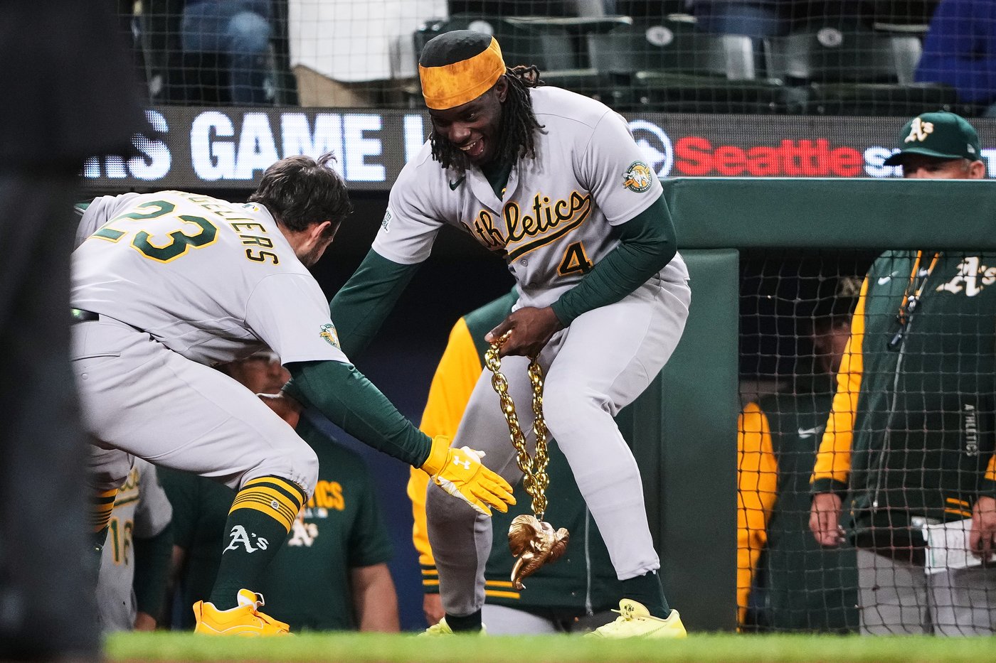 Shea Langeliers hits his 8th homer as Athletics beat scuffling Mariners 5-2 | iNFOnews.ca Shea Langeliers hits his 8th homer as Athletics beat scuffling Mariners 5-2 | iNFOnews.ca