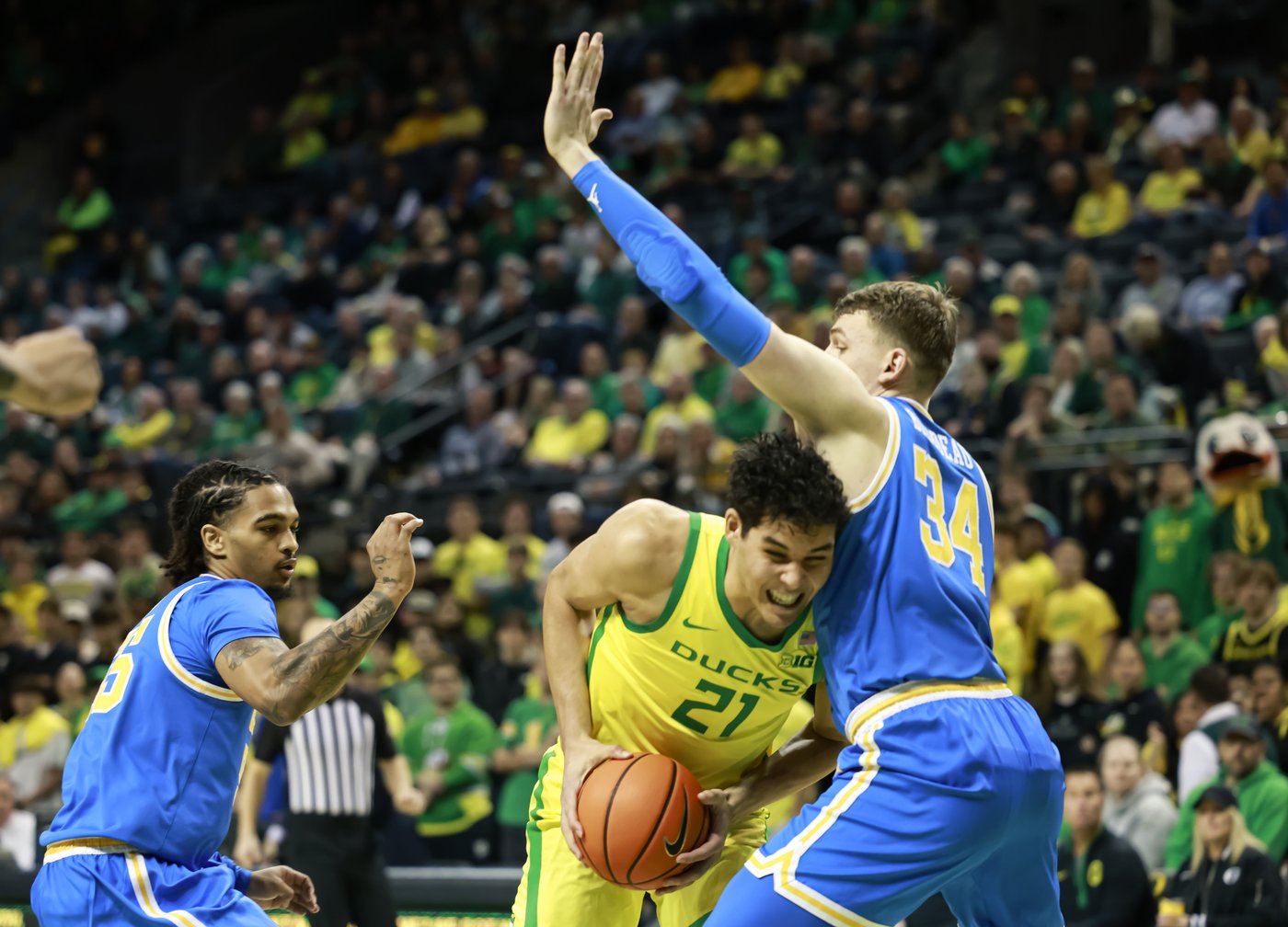 Dylan Andrews banks in 3 with 0.4 seconds left to lift UCLA past No. 12 Oregon, 73-71 | iNFOnews.ca Dylan Andrews banks in 3 with 0.4 seconds left to lift UCLA past No. 12 Oregon, 73-71 | iNFOnews.ca