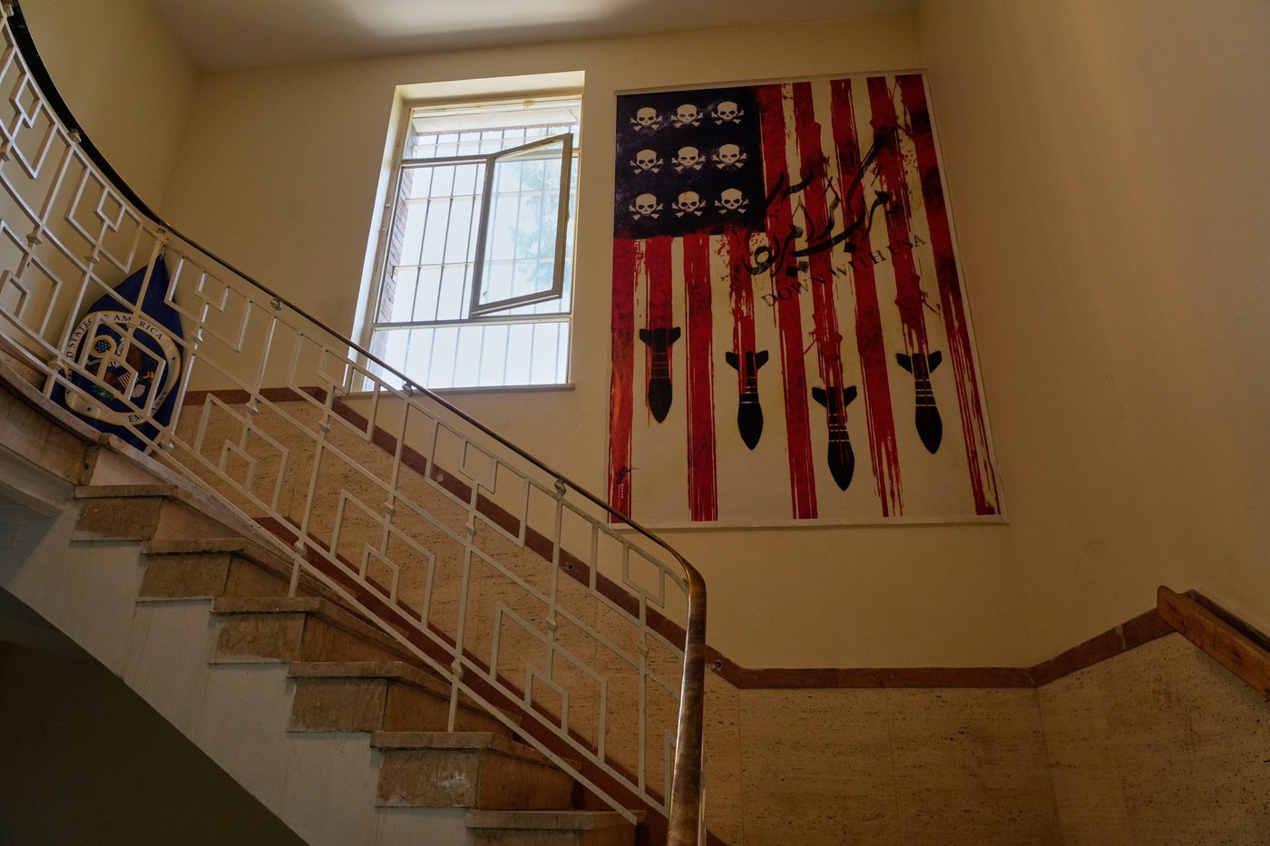 Inside Tehran's former U.S. Embassy, now an anti-American museum, in photos | iNFOnews.ca