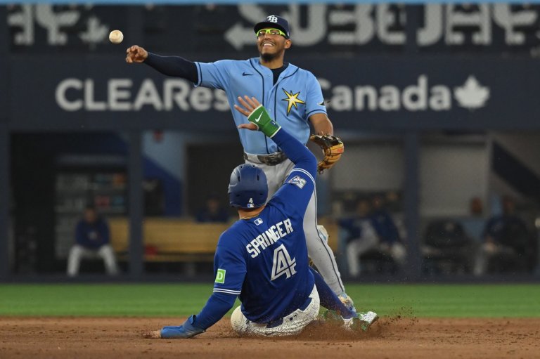 Rays homer three times to down Blue Jays 7-1 in series opener at Rogers Centre | iNFOnews.ca