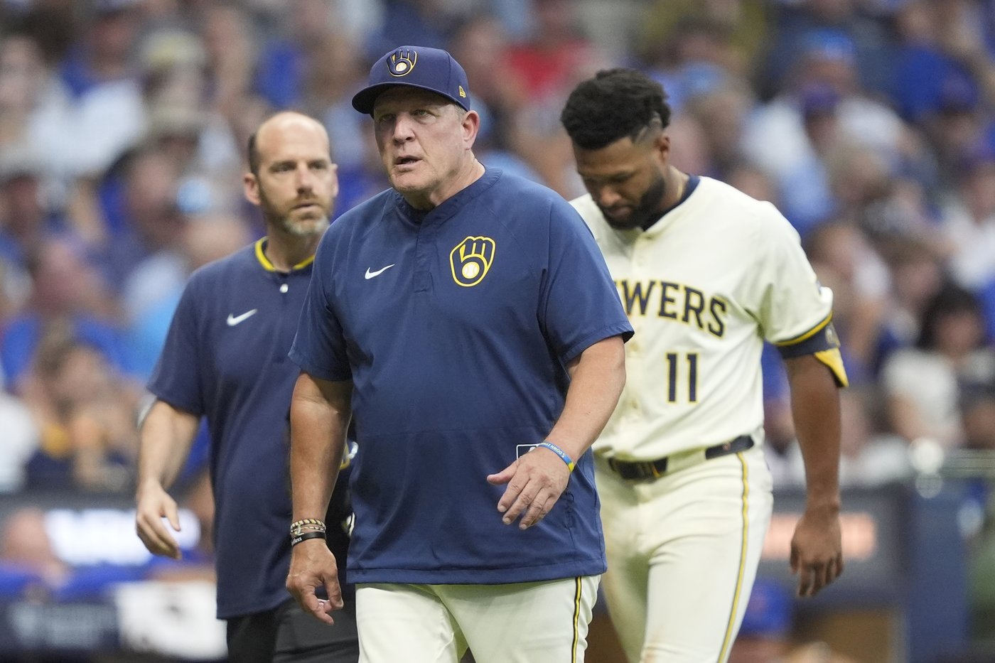 Brewers outfielder Jackson Chourio probably heading to injured list with hamstring issue | iNFOnews.ca