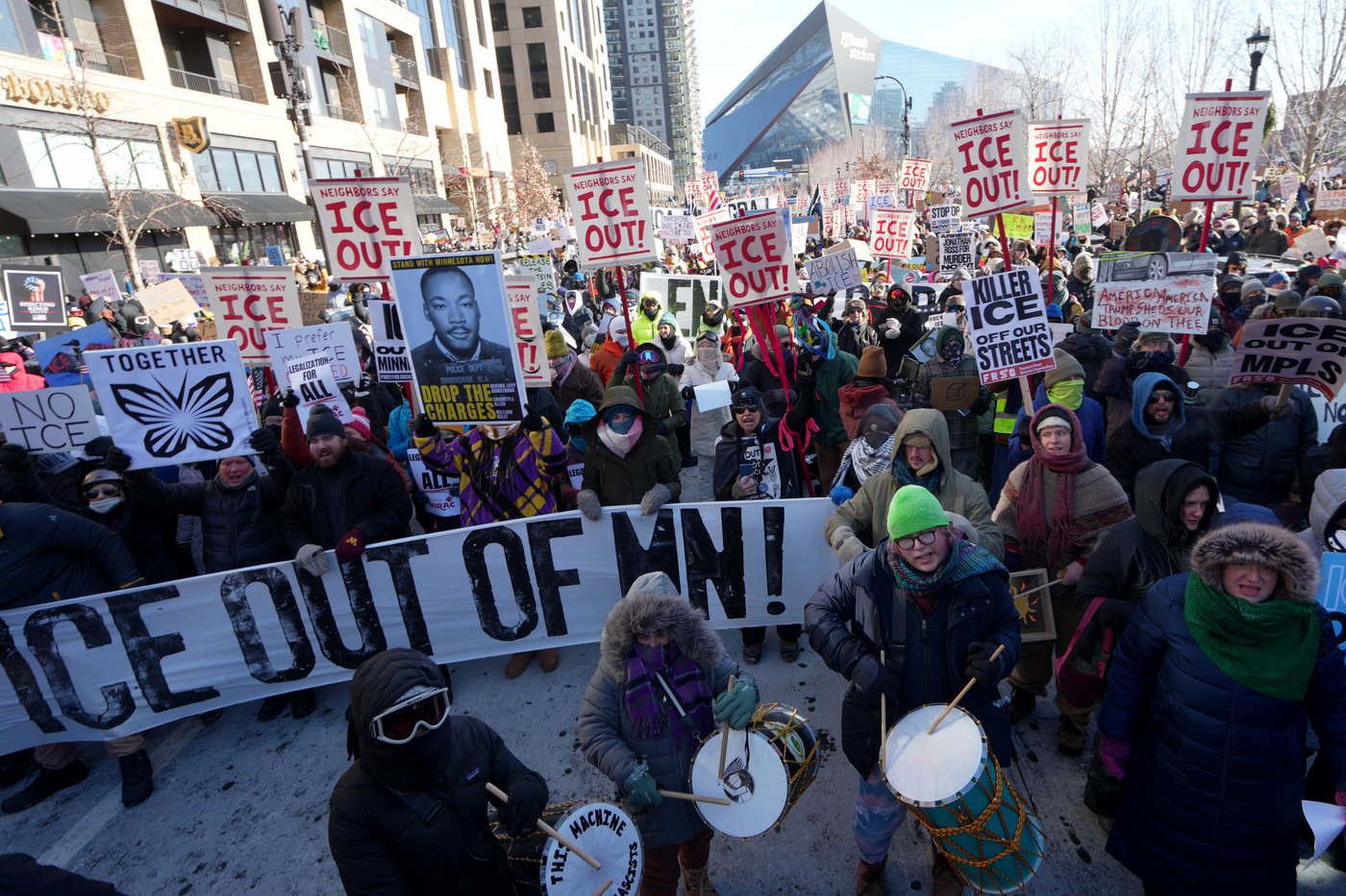 Thousands rally against immigration enforcement in subzero Minnesota temperatures | iNFOnews.ca Thousands rally against immigration enforcement in subzero Minnesota temperatures | iNFOnews.ca