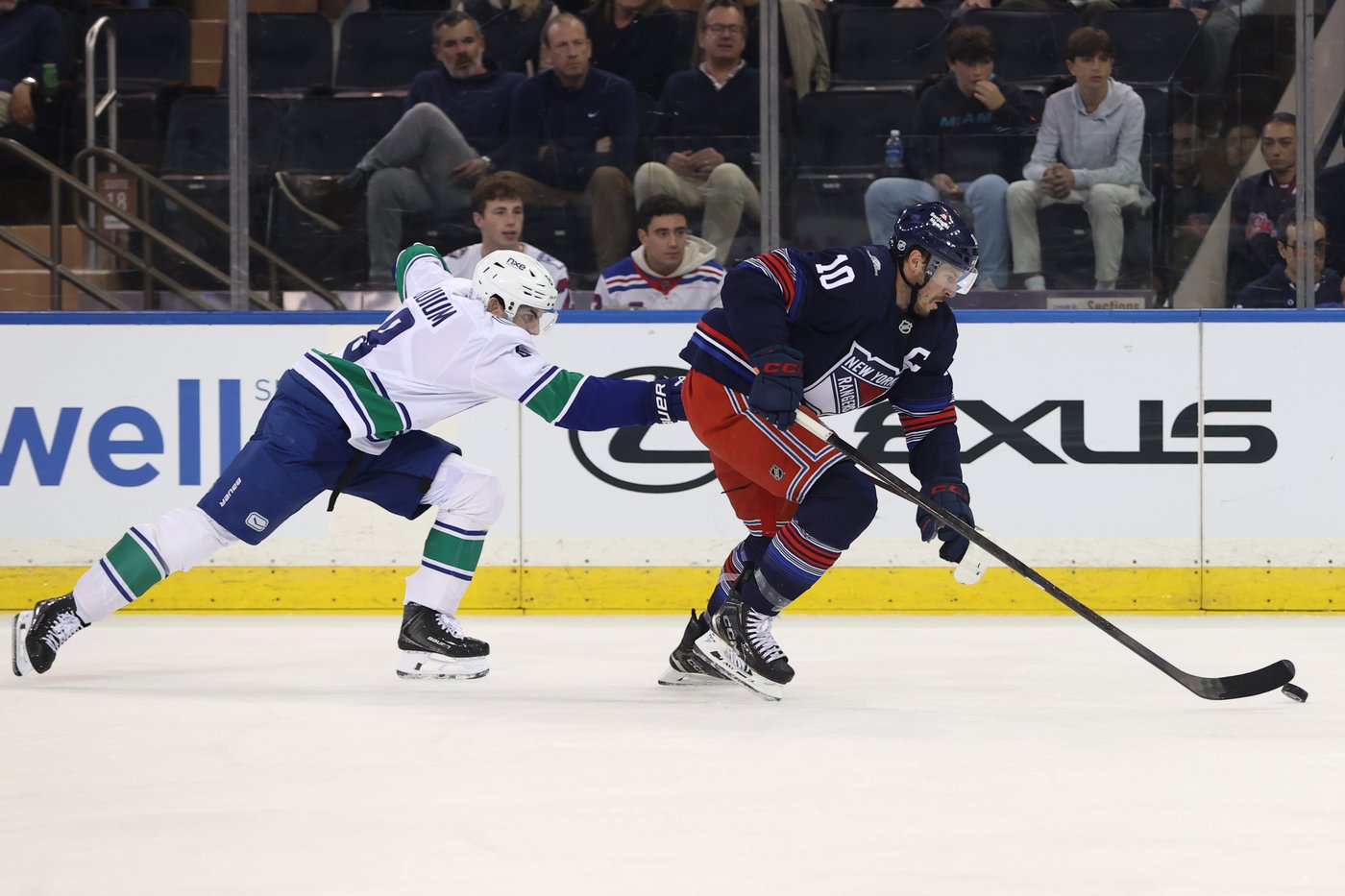Kartye, Cuylle each score twice as Rangers beat struggling Canucks 6-2 | iNFOnews.ca