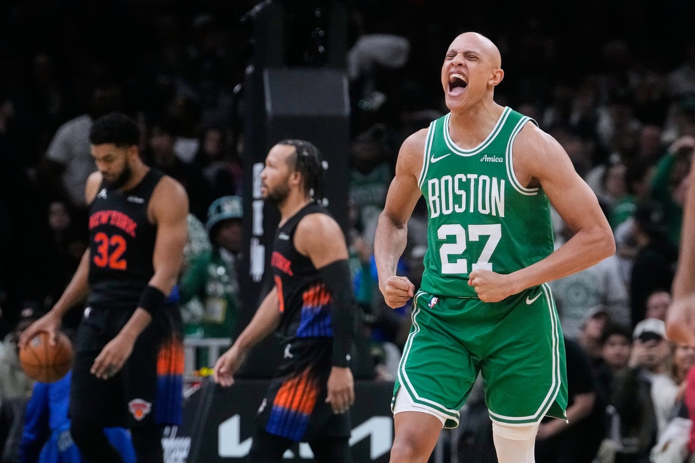 Celtics hold off late Knicks charge to win 123-117 in rematch of East semifinal | iNFOnews.ca Celtics hold off late Knicks charge to win 123-117 in rematch of East semifinal | iNFOnews.ca