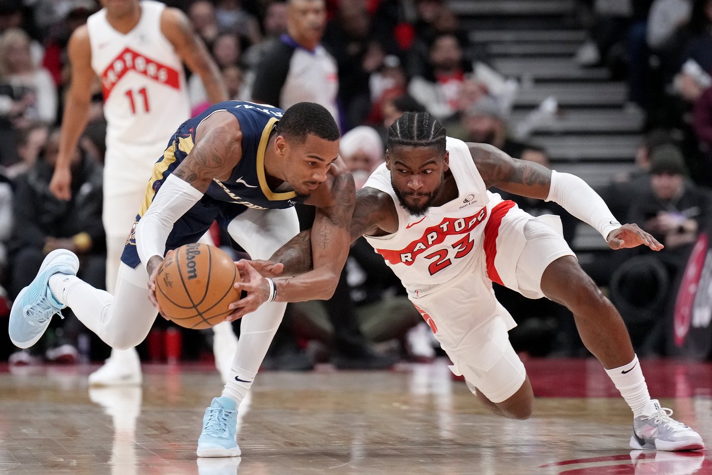 Rolling Raptors lean on 'high level' defence to get past Pelicans 113-104 | iNFOnews.ca Rolling Raptors lean on 'high level' defence to get past Pelicans 113-104 | iNFOnews.ca