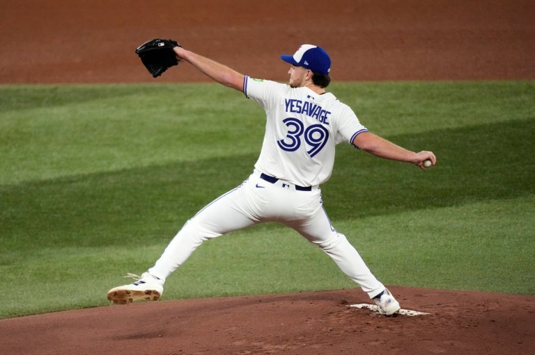 Jays' Yesavage struggles, stays away from splitter in historic World Series start | iNFOnews.ca Jays' Yesavage struggles, stays away from splitter in historic World Series start | iNFOnews.ca