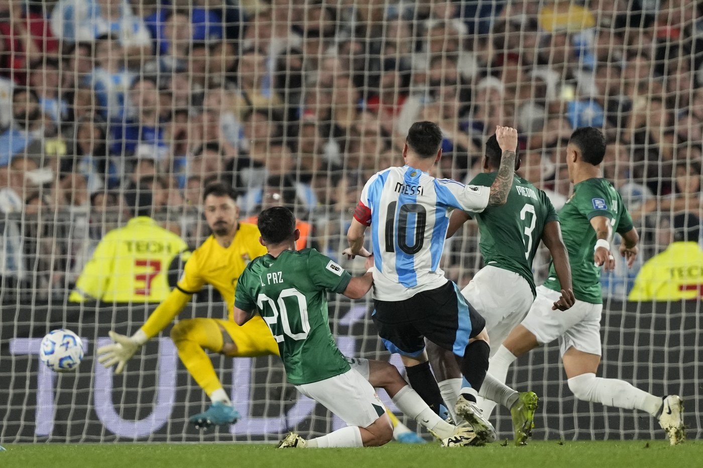 Messi's 10th hat trick raises total to 112 international goals as Argentina wins World Cup qualifier | iNFOnews.ca