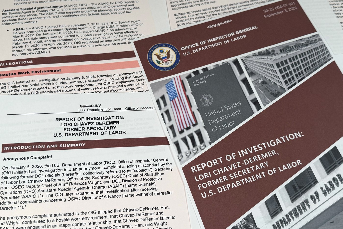 Watchdog report: Ex-Labor Secretary Chavez-DeRemer oversaw hostile work environment, misused funds | iNFOnews.ca Watchdog report: Ex-Labor Secretary Chavez-DeRemer oversaw hostile work environment, misused funds | iNFOnews.ca