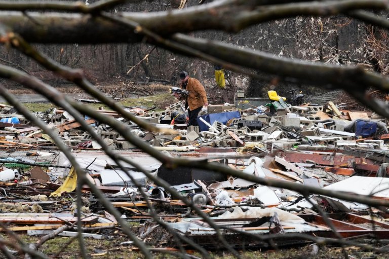 Photos show tornado damage after powerful storms hit Illinois and Indiana | iNFOnews.ca