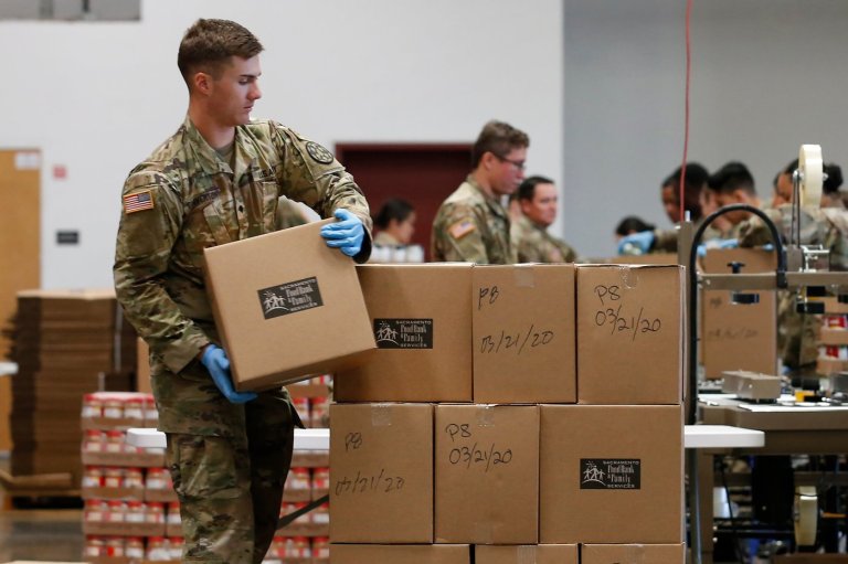 California National Guard to support food banks due to expected food assistance delays | iNFOnews.ca
