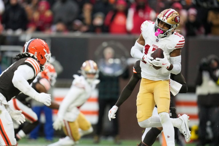 Brock Purdy leads 49ers to 26-8 victory over Browns, spoiling Shedeur Sanders' home debut | iNFOnews.ca