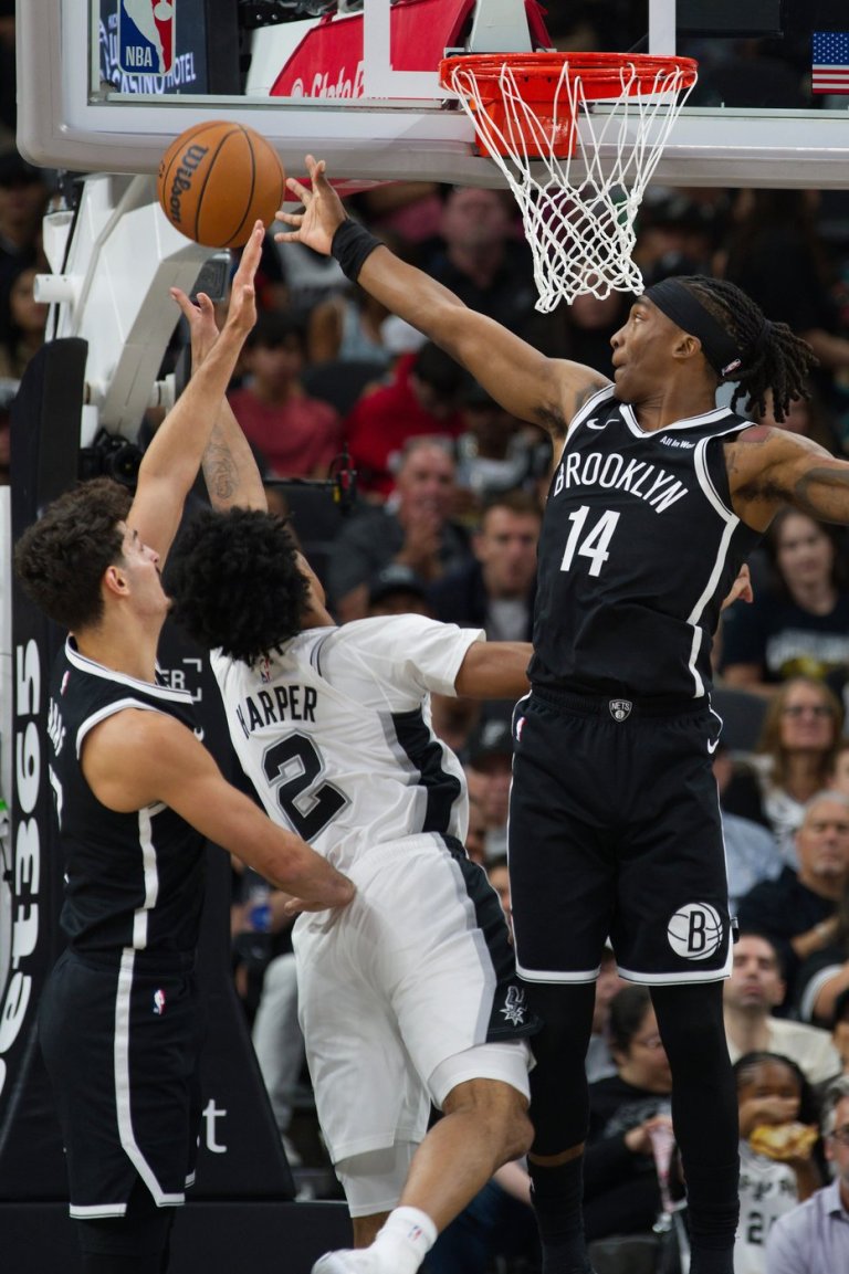 Wembanyama has 31 points and 14 rebounds as Spurs remain unbeaten with 118-107 victory over Nets | iNFOnews.ca Wembanyama has 31 points and 14 rebounds as Spurs remain unbeaten with 118-107 victory over Nets | iNFOnews.ca