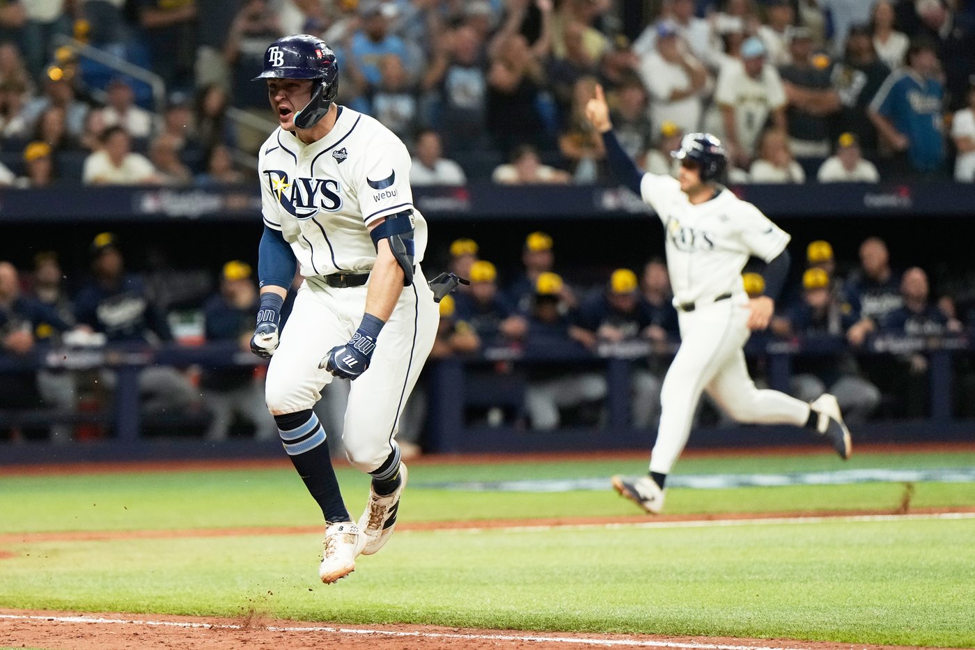 Rays stun Brewers with 2-run rally in 12th inning and force World Series Game 5 with 4-3 win | iNFOnews.ca Rays stun Brewers with 2-run rally in 12th inning and force World Series Game 5 with 4-3 win | iNFOnews.ca