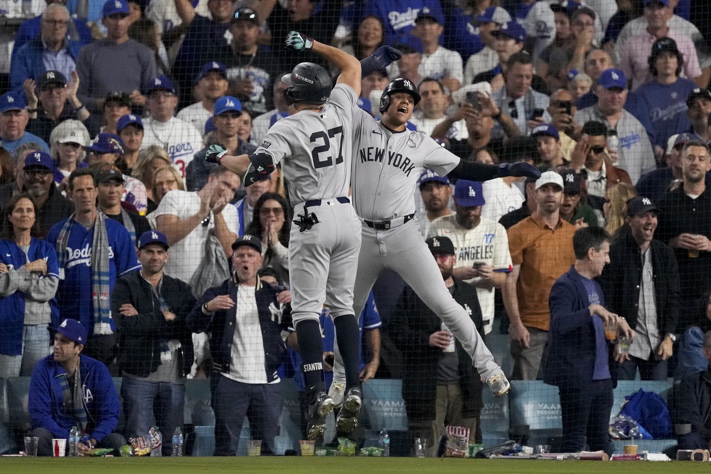 Freeman hits 1st game-ending slam in World Series history as Dodgers top Yankees 6-3 in opener | iNFOnews.ca