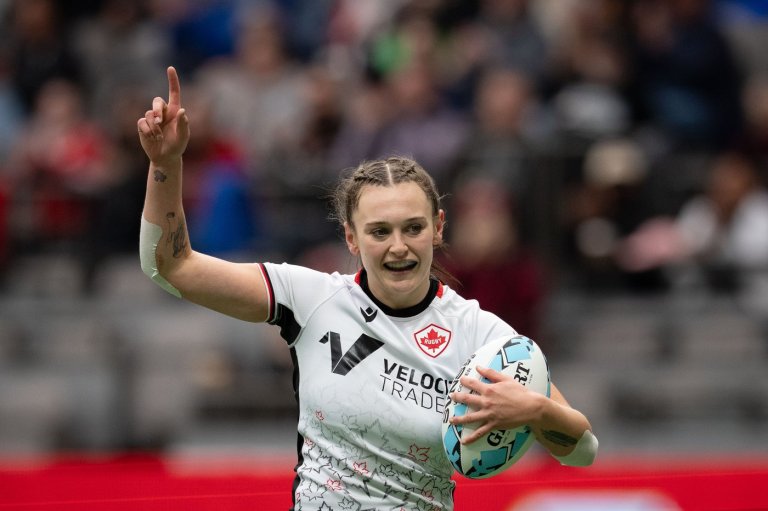 Canada reaches semifinals of women's rugby sevens world championship series | iNFOnews.ca