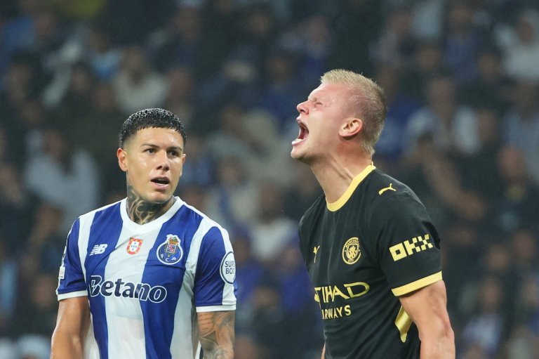 Erling Haaland finally finds his way past Diogo Costa on Champions League opening night | iNFOnews.ca