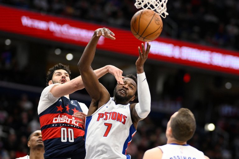 Duren powers the Pistons past the Wizards 117-95 in their first game without Cunningham | iNFOnews.ca