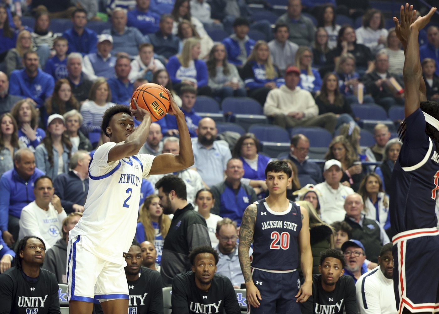 Koby Brea scores 22 points as No. 9 Kentucky routs Jackson State 108-59 | iNFOnews.ca