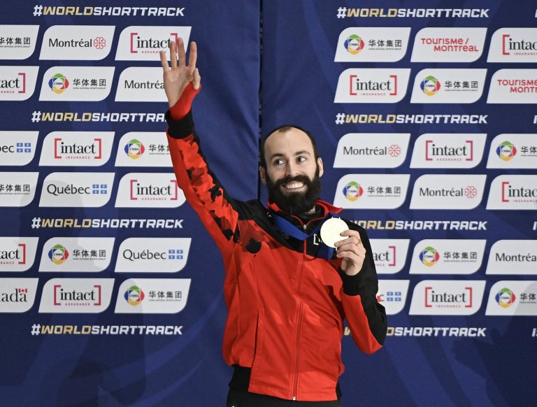 Canada's Steven Dubois wins 500-metre gold at world short track championships | iNFOnews.ca