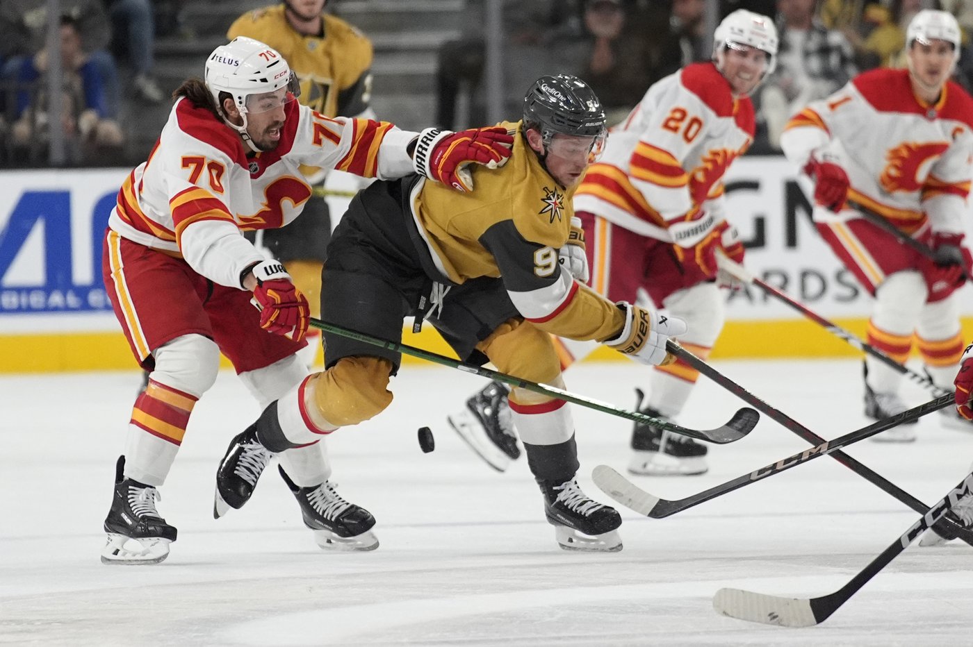Kolesar scores twice as Golden Knights whip Flames 5-0 | iNFOnews.ca Kolesar scores twice as Golden Knights whip Flames 5-0 | iNFOnews.ca