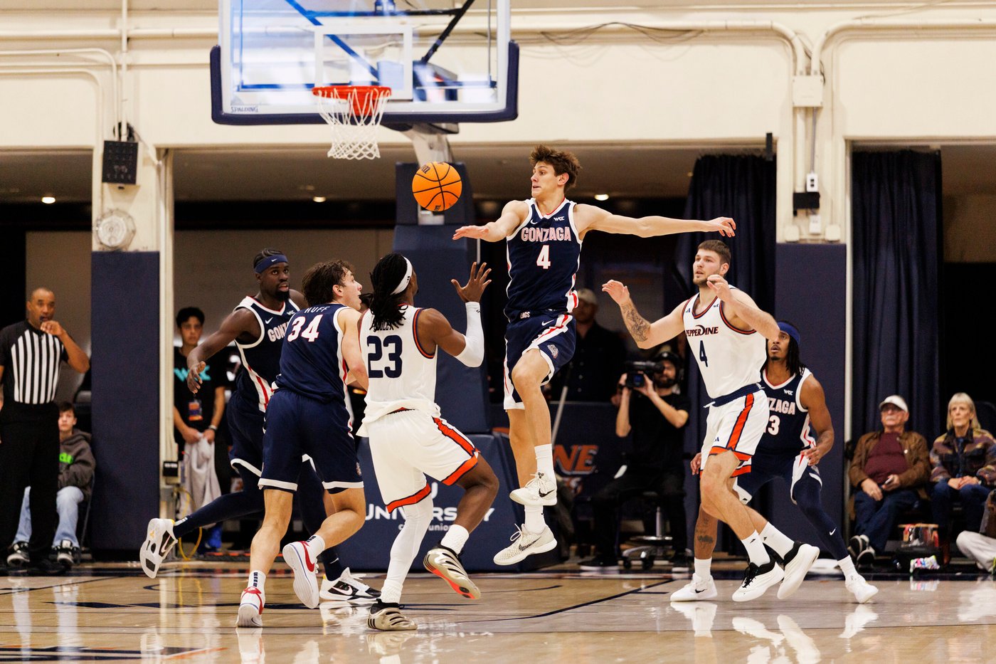 No. 7 Gonzaga routs Pepperdine 96-56 in the West Coast Conference opener for both teams | iNFOnews.ca No. 7 Gonzaga routs Pepperdine 96-56 in the West Coast Conference opener for both teams | iNFOnews.ca