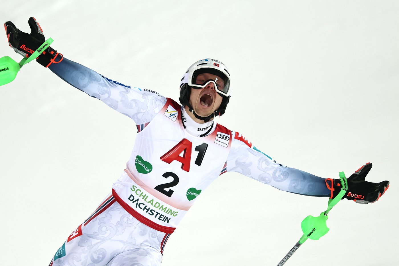 Kristoffersen beats McGrath to lead Norwegian 1-2 in last World Cup slalom before Olympics | iNFOnews.ca