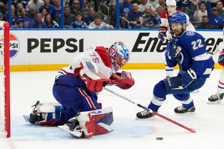 Texier breaks 3rd-period tie, Canadiens beat Lightning in Game 5 to take series lead | iNFOnews.ca