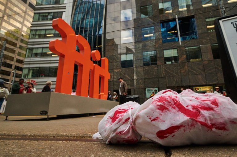 Protest against film about Israeli general breaks out on TIFF's Festival Street | iNFOnews.ca
