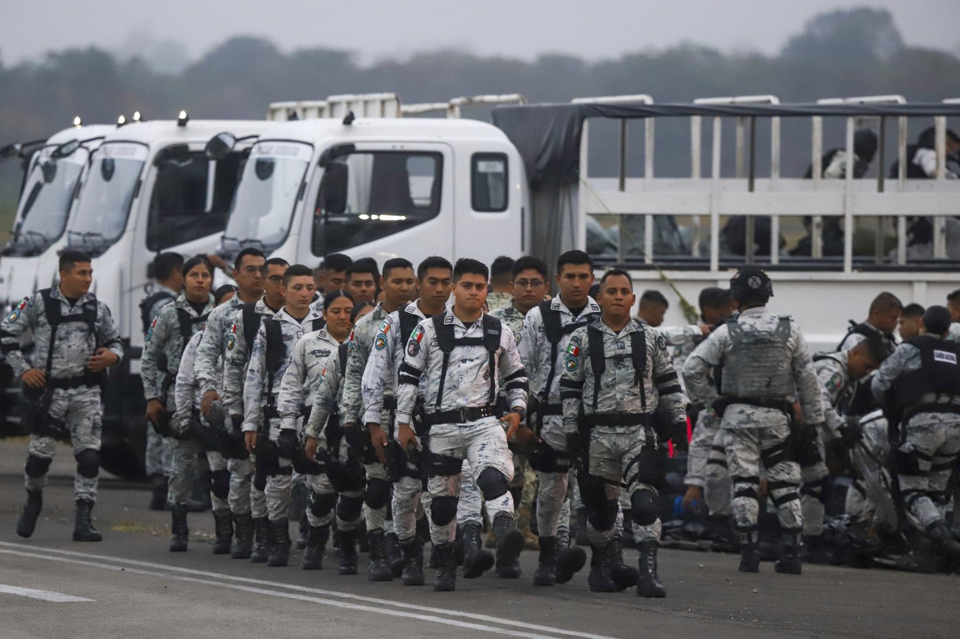 Mexico deploys the first of 10,000 National Guard troops to US border after Trump's tariff threat | iNFOnews.ca