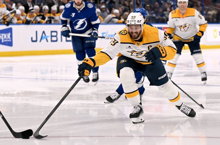 Predators' Josi scratched after pregame warmups due to upper-body injury | iNFOnews.ca
