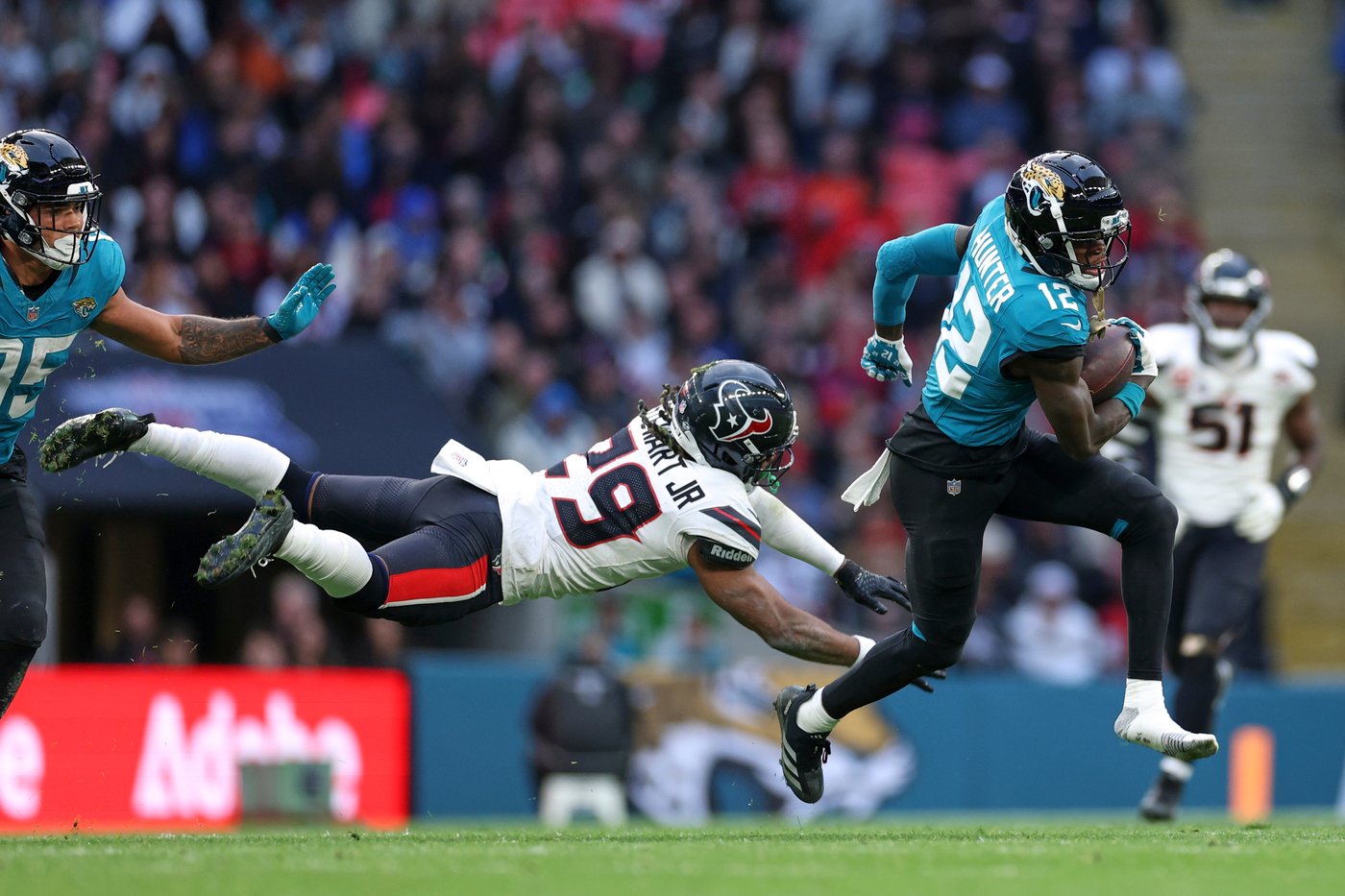 Two-way star Travis Hunter scores TD and makes interception in Jags’ 34-31 loss in London | iNFOnews.ca Two-way star Travis Hunter scores TD and makes interception in Jags’ 34-31 loss in London | iNFOnews.ca