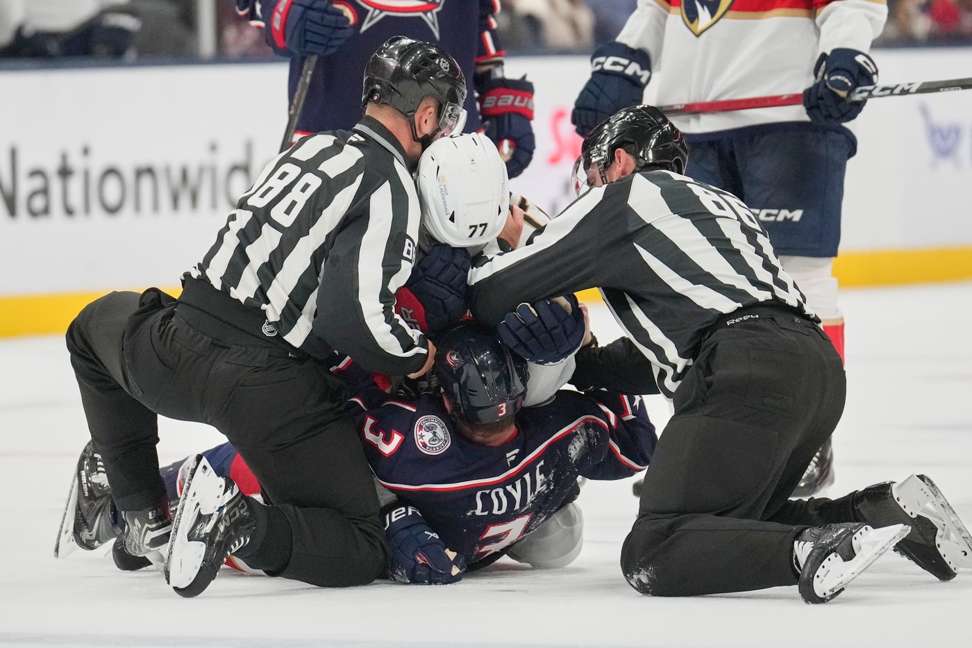 Brady Tkachuk has natural hat trick, brother Matthew has 5 assists as Panthers roll Blue Jackets 7-3 | iNFOnews.ca Brady Tkachuk has natural hat trick, brother Matthew has 5 assists as Panthers roll Blue Jackets 7-3 | iNFOnews.ca