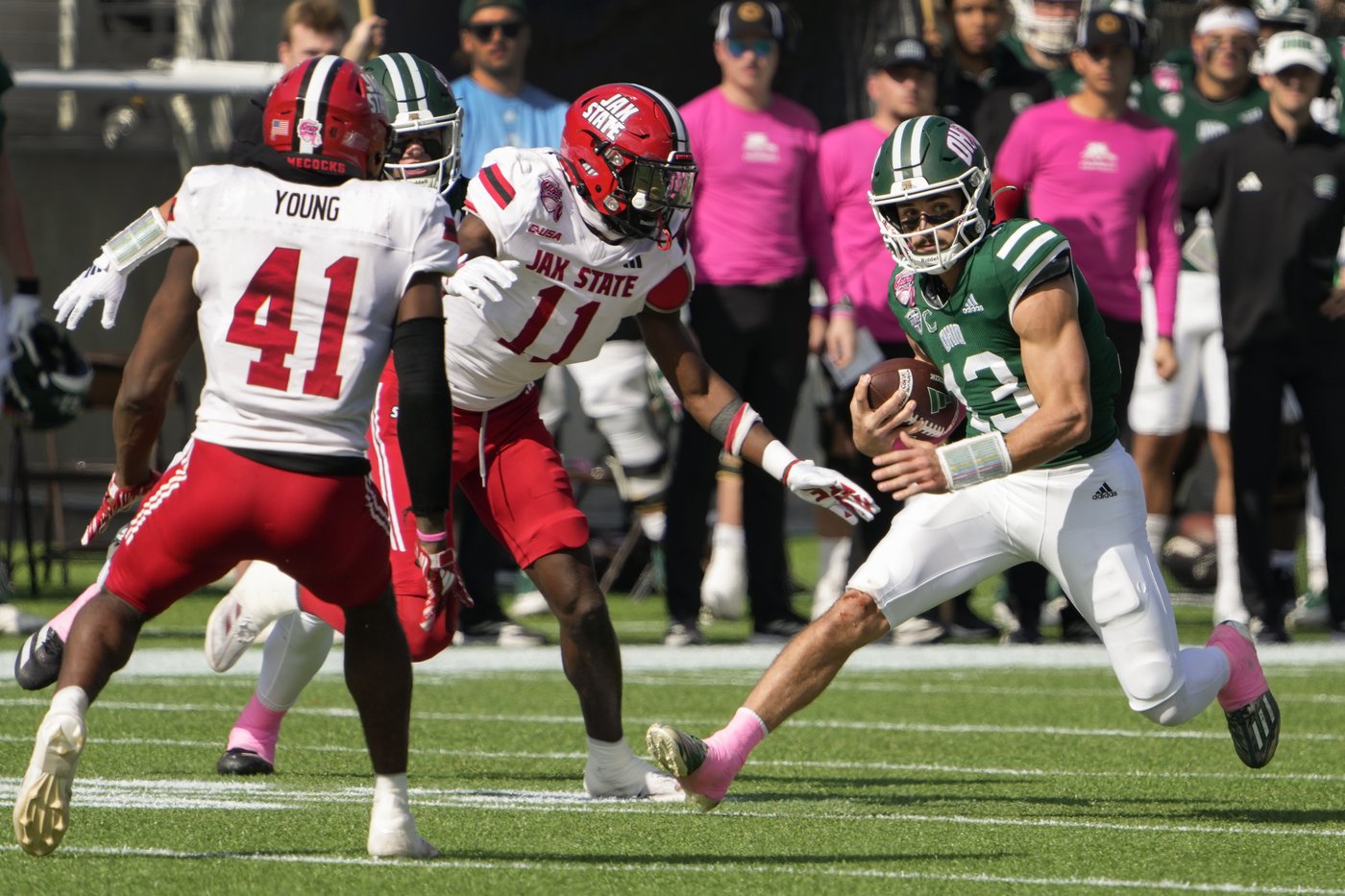 Navarro has big first half, Ohio holds off Jacksonville State 30-27 in Cure Bowl | iNFOnews.ca
