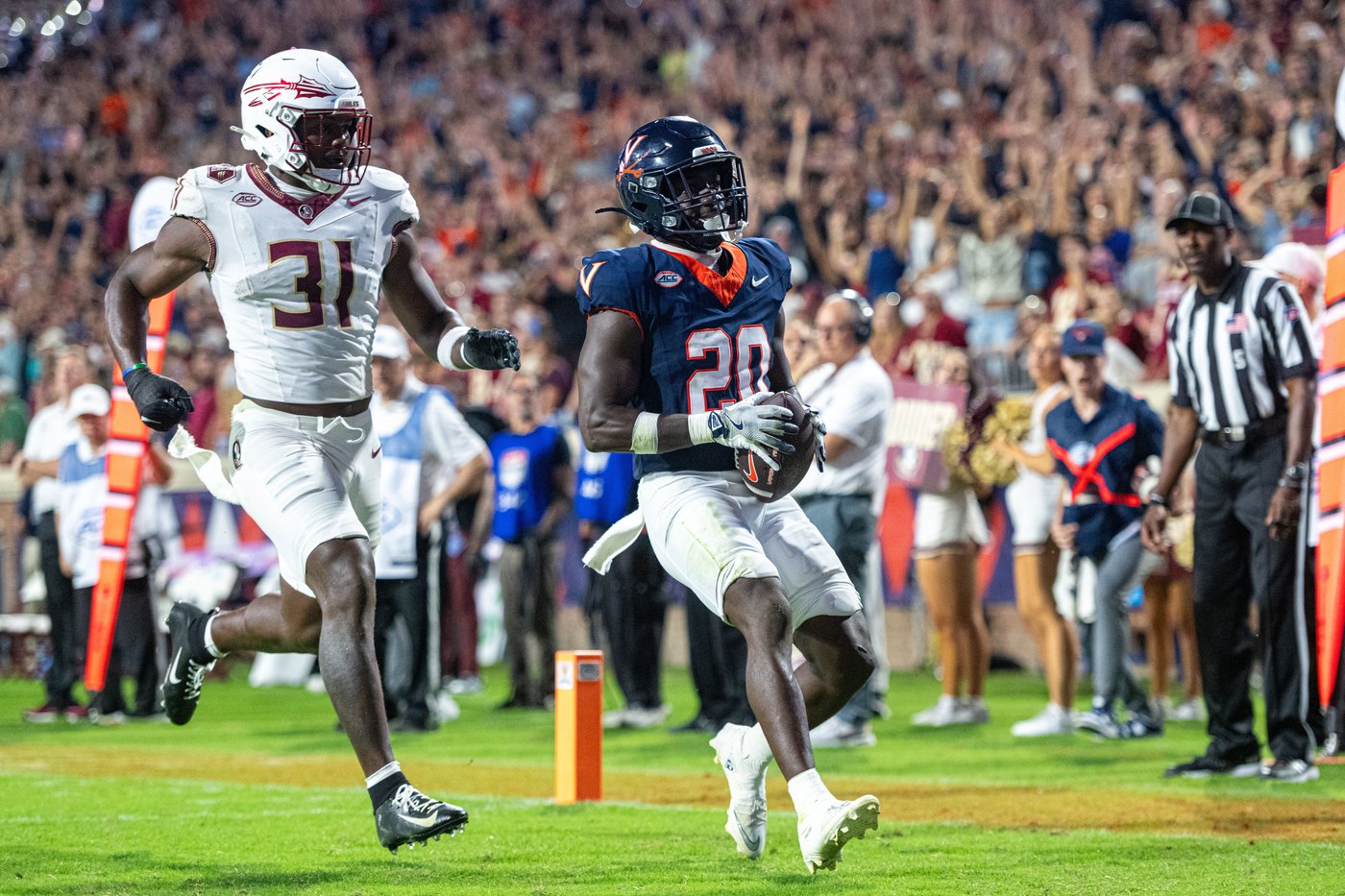 Virginia outlasts No. 8 Florida State 46-38 in second overtime | iNFOnews.ca Virginia outlasts No. 8 Florida State 46-38 in second overtime | iNFOnews.ca