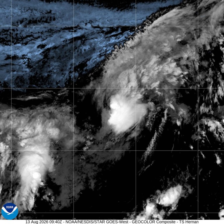 Tropical Storm Hernan forms in the Pacific while a different weather system could soak Hawaii | iNFOnews.ca
