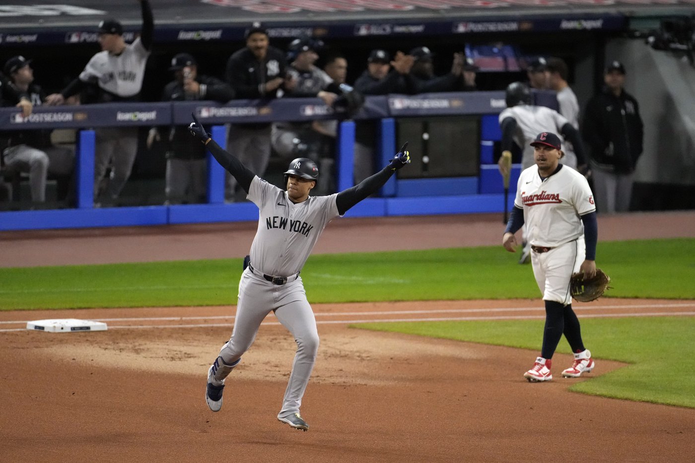 Yankees get to Guardians closer Clase again, score 2 runs in 9th to win 8-6 and take 3-1 ALCS lead | iNFOnews.ca Yankees get to Guardians closer Clase again, score 2 runs in 9th to win 8-6 and take 3-1 ALCS lead | iNFOnews.ca