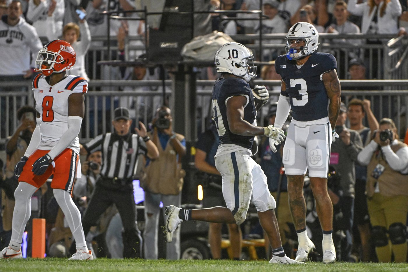 No. 7 Nittany Lions getting overpowering efforts from RBs Allen, Singleton | iNFOnews.ca