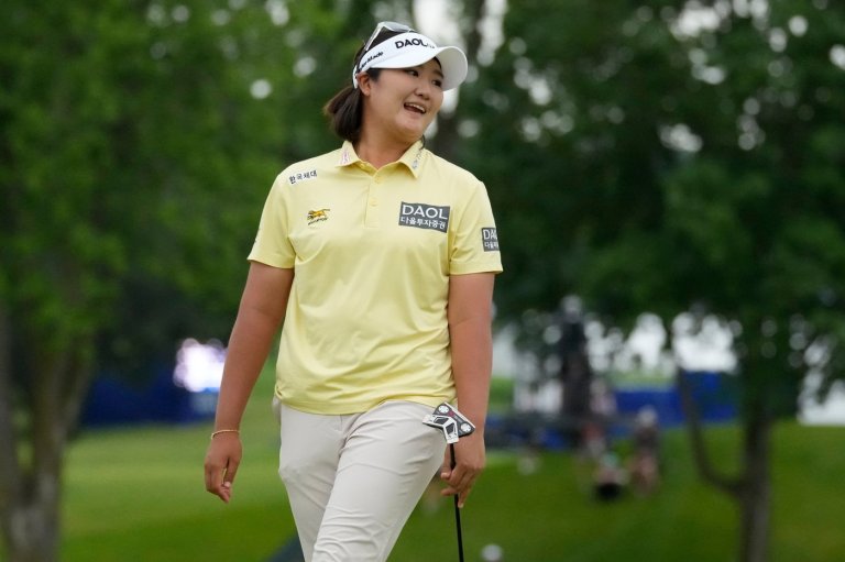 Haeran Ryu sets an LPGA major record with a 60 to build a 3-shot lead at the Evian Championship | iNFOnews.ca