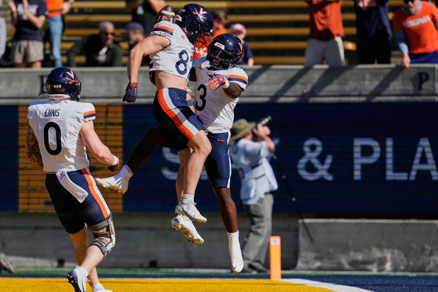 No. 15 Virginia beats California 31-21 for 7th straight win | iNFOnews.ca No. 15 Virginia beats California 31-21 for 7th straight win | iNFOnews.ca