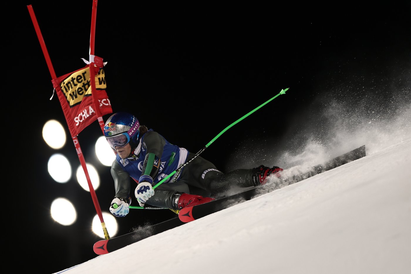Pinheiro Braathen leads last GS before Olympics as he chases Brazil's 2nd ski World Cup victory | iNFOnews.ca