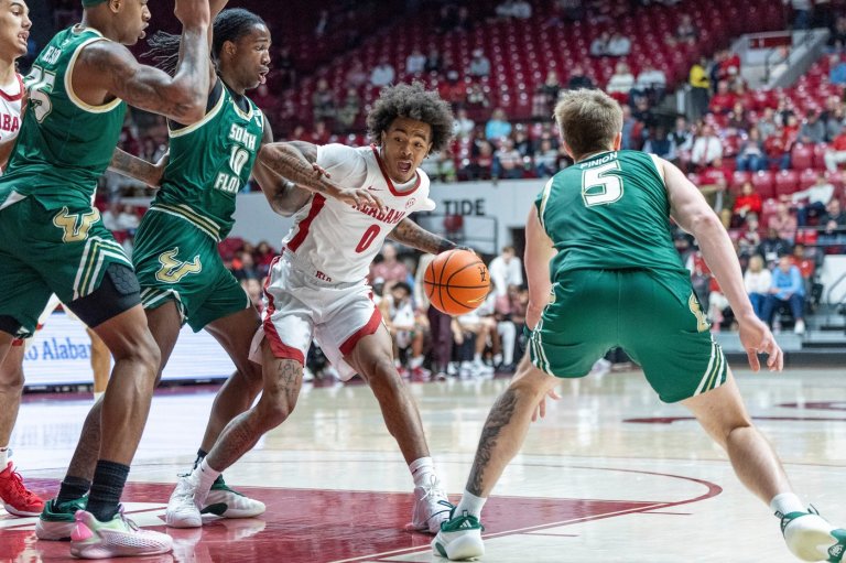 Labaron Philon, Aden Holloway power No. 16 Alabama past South Florida 104-93 | iNFOnews.ca